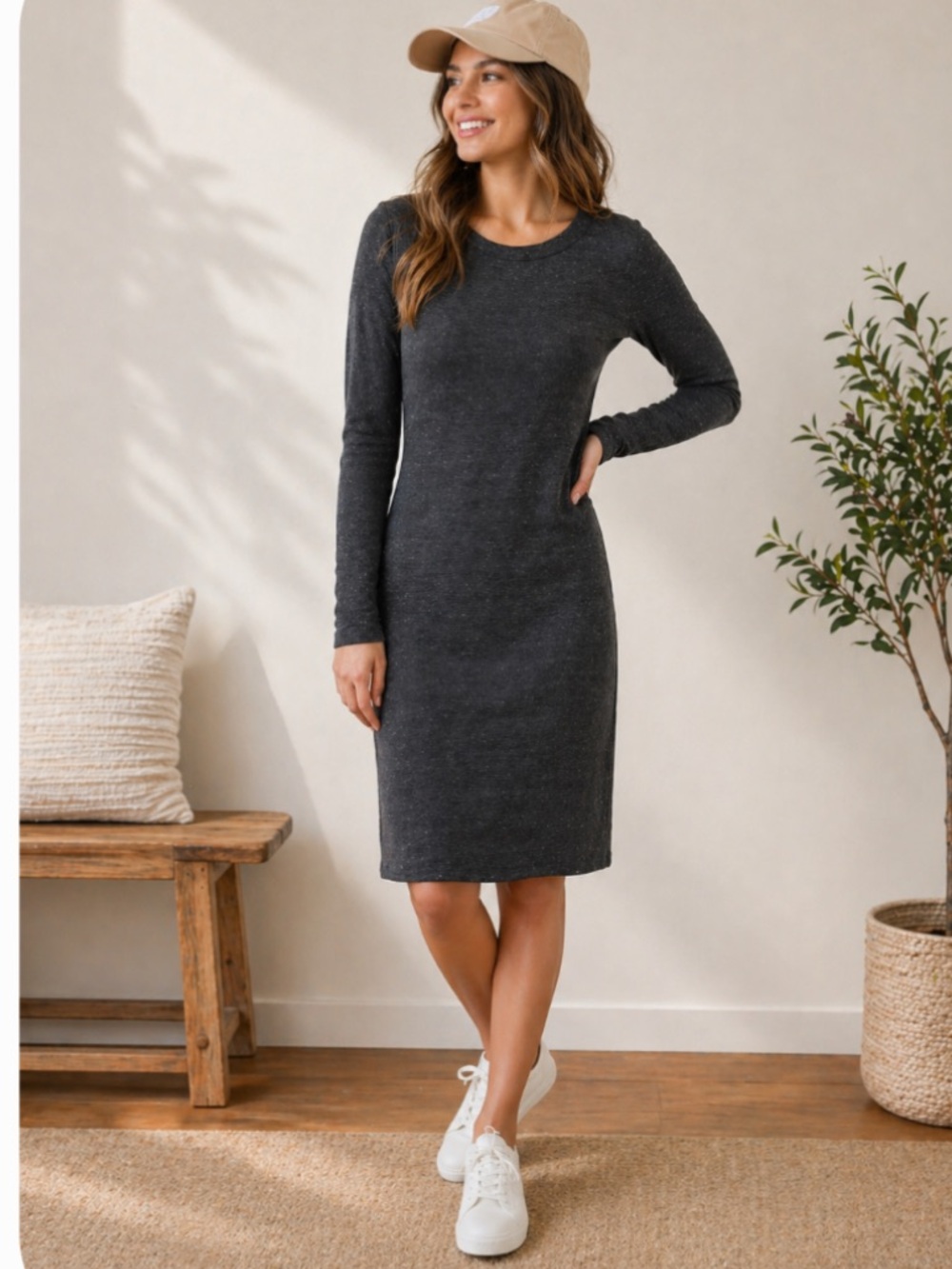 Alternative Apparel Women's Classic Tee Shirt Mini Dress NEW